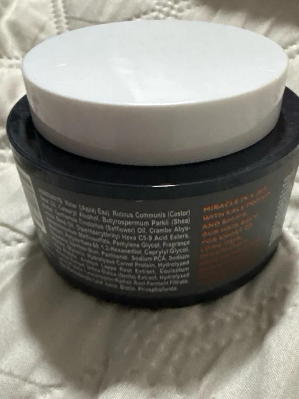 Smoothing Hair Balm for Men - White & Black